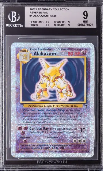 BGS 9 Legendary Collection Alakazam, cert 0016771922